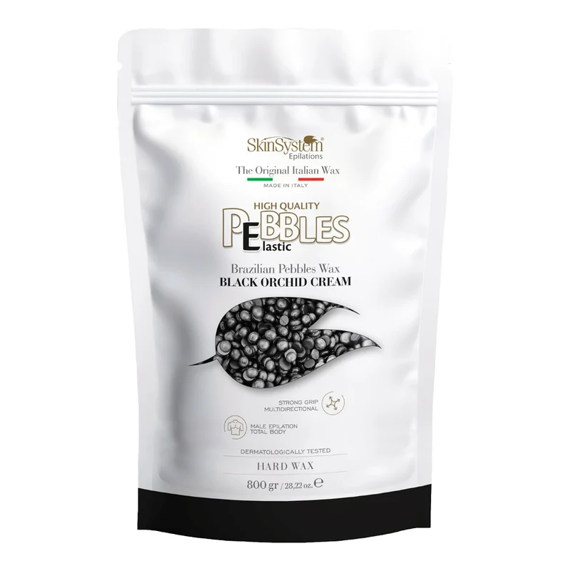 SkinSystem Le Pebbles High Quality Brazilian Pebbles Wax Black Orchid Cream 800gr - cera brasiliana