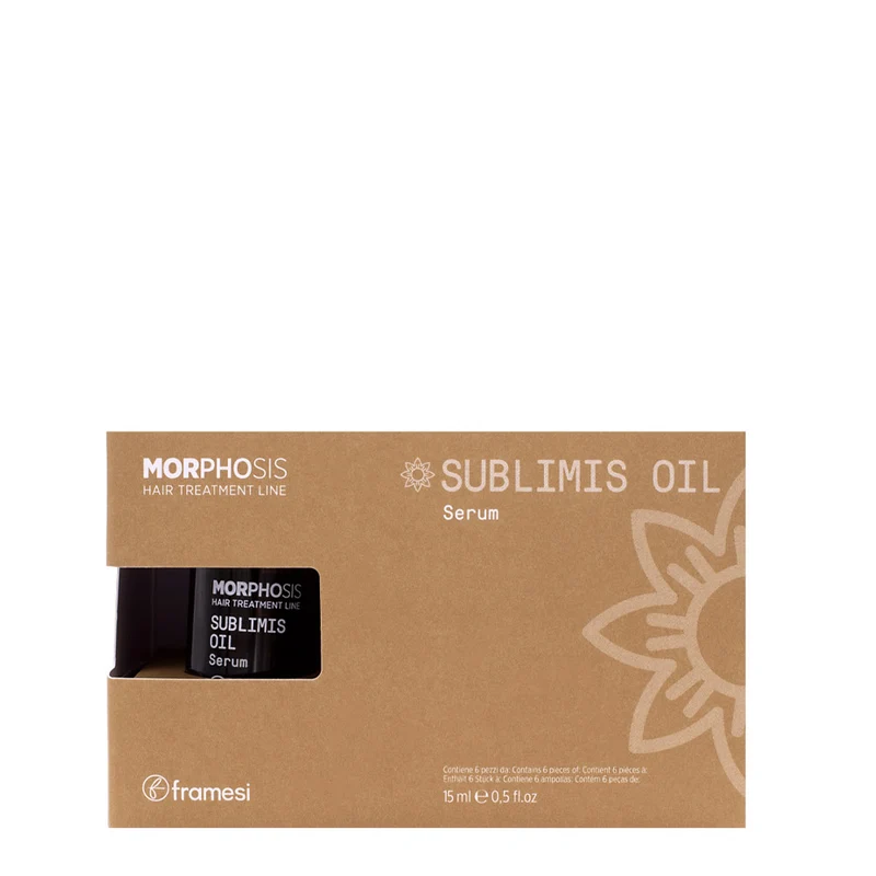 Framesi Morphosis Sublimis Oil Serum 15ml - trattamento intensivo idratante capelli disidratati