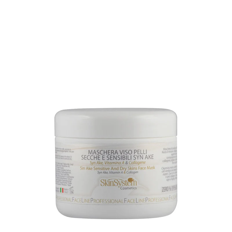 SkinSystem Sin Ake Sensitive and Dry Skins Face Mask 250ml - maschera pelle secca e sensibile