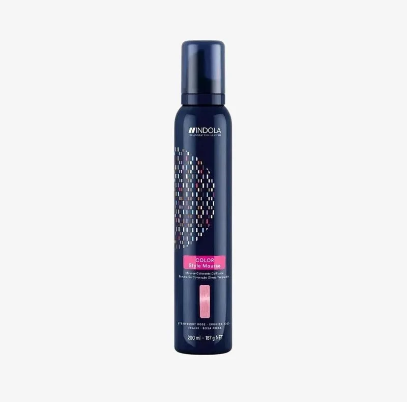 Indola Color Style Mousse Rosa Fragola 200ml mousse colorante