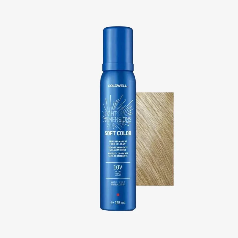 10V Soft Color Goldwell pastello viola biondo 125ml schiuma colorata per capelli