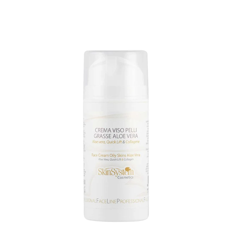 SkinSystem Face Cream Oily Skins Aloe Vera 100ml - crema viso pelli grasse