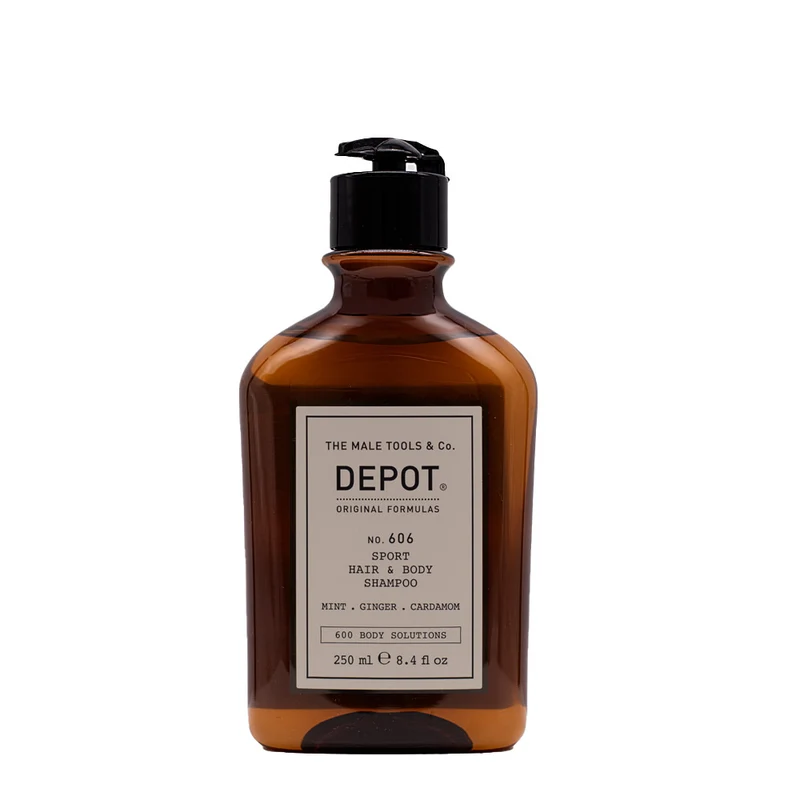 Depot Body Solutions No. 606 Sport Hair & Body Shampoo 250ml - shampoo corpo e capelli