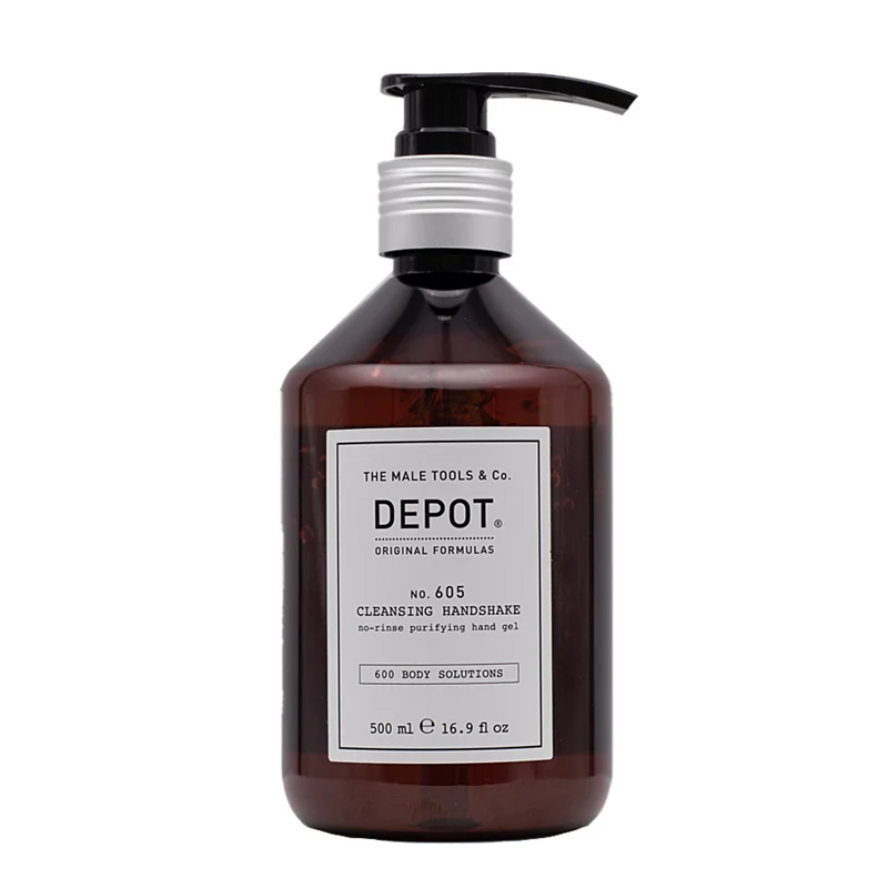 Depot Body Solutions No. 605 Safe Handshake No-Rinse Purifying Hand Gel 500ml - gel igienizzante mani