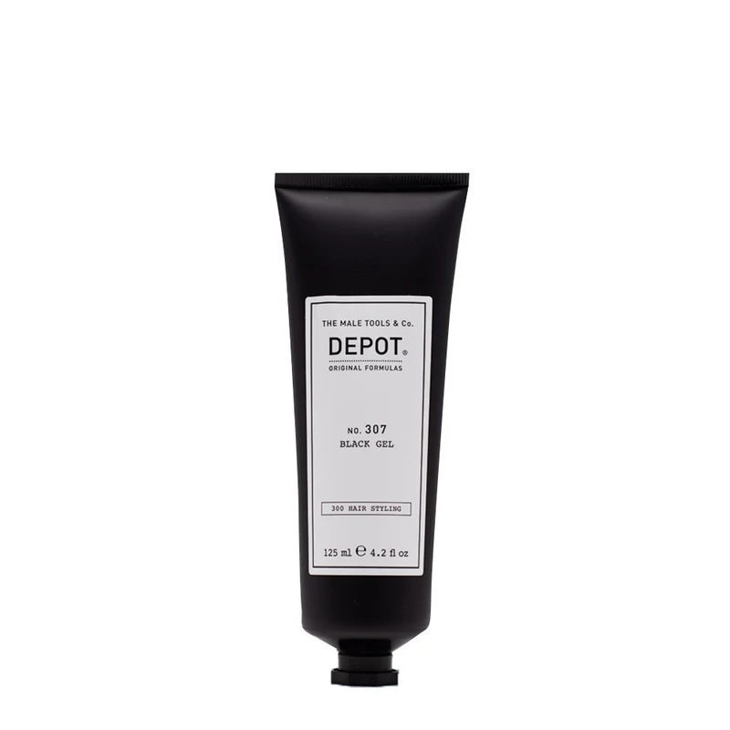 Depot Hair Styling No.307 Black Gel 125ml - gel fissativo nero