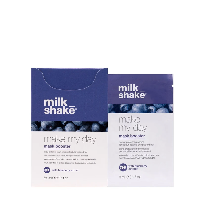 Z.one Concept Milk Shake Make My Day Mask Booster Blueberry 6x3ml - siero idratante rinforzante
