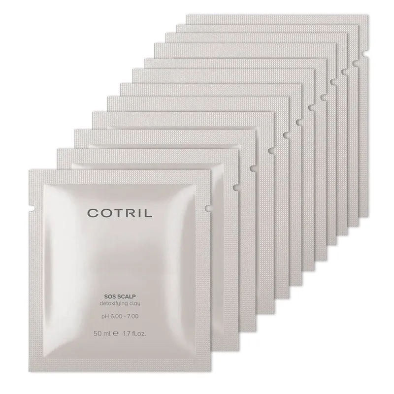 Cotril Scalp Care Detox Clay 12x50ml - argilla detossinante