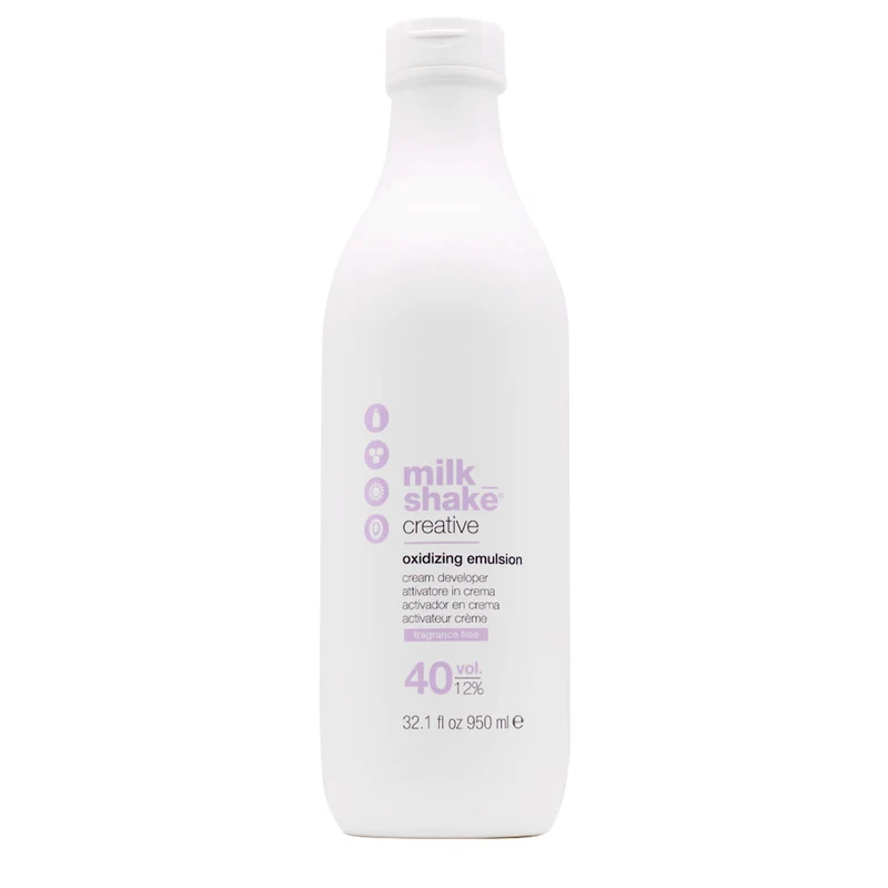 Z.one Concept Milk Shake Colour Oxidizing Emulsion 40vol 12% 950ml - attivatore in crema