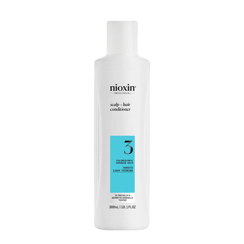 Nioxin Sistema 3 Scalp + Hair Conditioner 300ml - balsamo anti assottigliamento lieve