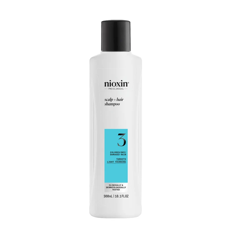 Nioxin Sistema 3 Scalp + Hair Shampoo 300ml - shampoo anti assottigliamento lieve