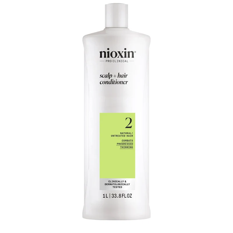 Nioxin Sistema 2 Scalp + Hair Conditioner 1000ml - balsamo anti assottigliamento avanzato