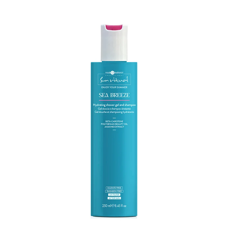 Hair Company Sea Breeze Hydrating Shower Gel Shampoo 250ml - doccia shampoo idratante