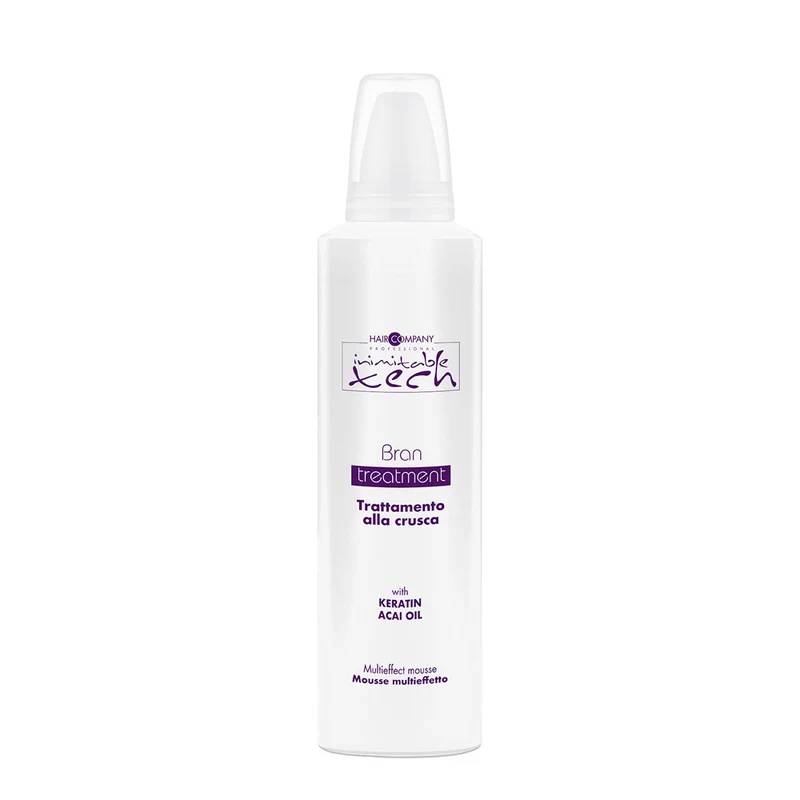 Hair Company Inimitable Tech Bran Treatment 250ml - trattamento alla crusca
