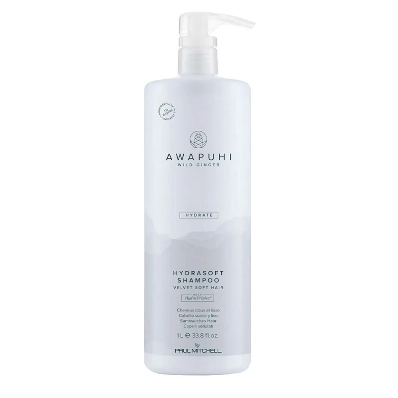 Paul Mitchell Awapuhi Wild Ginger Hydrasoft Shampoo 1000ml - shampoo idratante