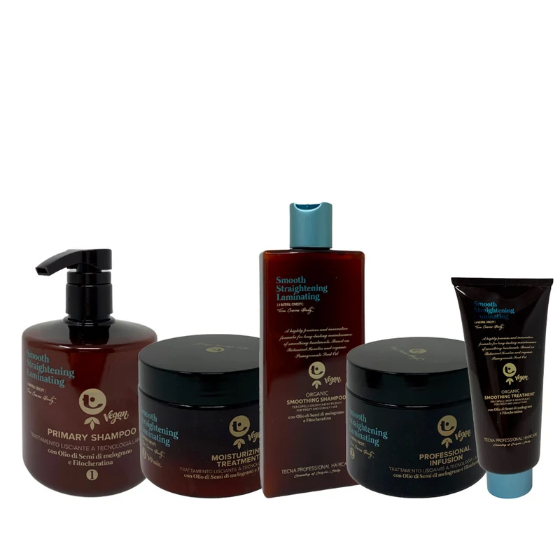 Tecna Smooth Straightening Laminating Treatment - trattamento completo laminante, lisciante ed anticrespo