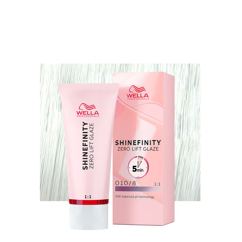 Wella Shinefinity Zero Lift Glaze Opal Flash 010/8 60ml - colorazione demi permanente