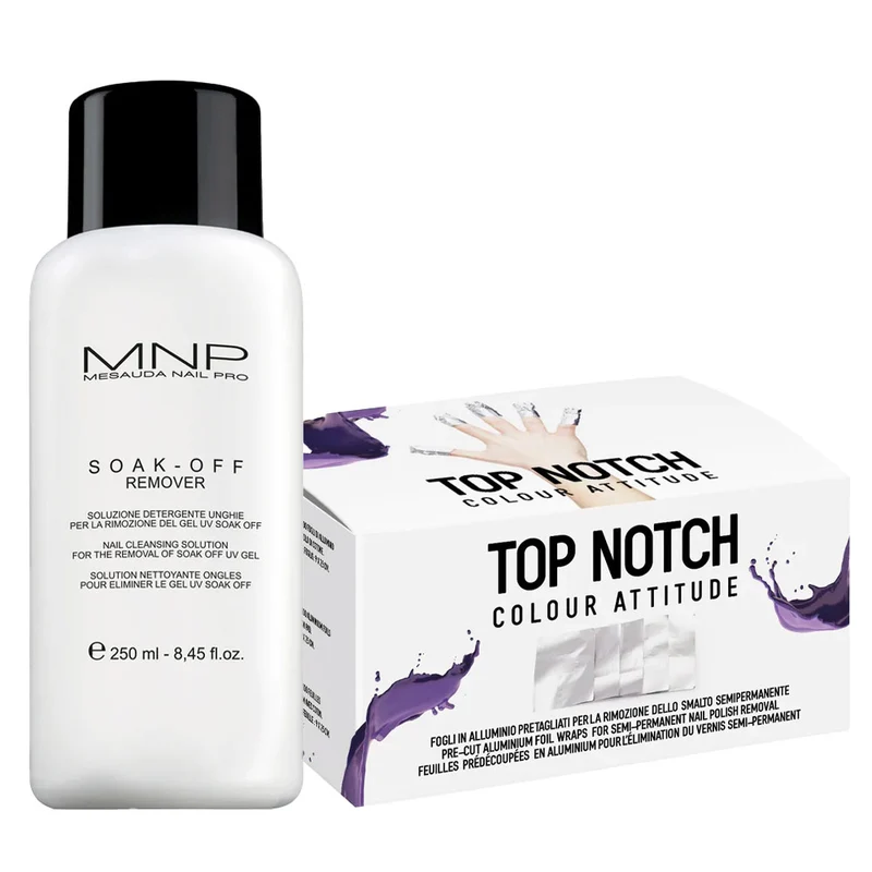 My Nail Pro Soak-Off Remover 250ml Fogli Rimozione Smalto 100 pz