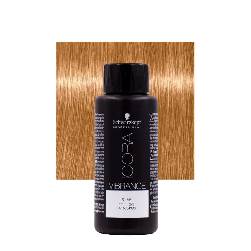 Schwarzkopf Igora Vibrance 9-65 Biondo Chiarissimo Cioccolato Dorato 60ml - colorazione tono su tono