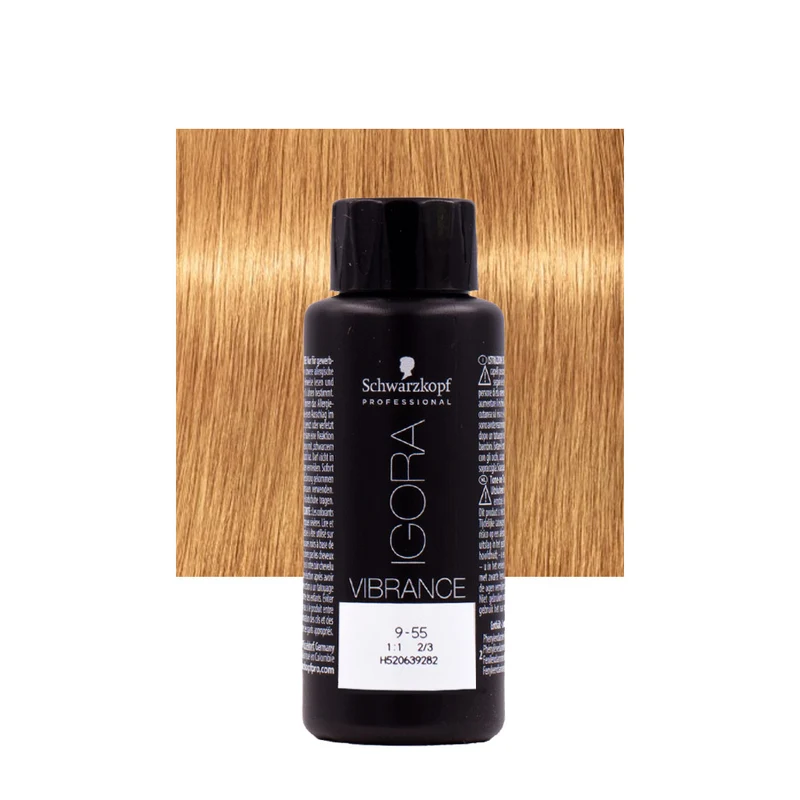 Schwarzkopf Igora Vibrance 9-55 Biondo Chiarissimo Dorato Extra 60ml - colorazione tono su tono