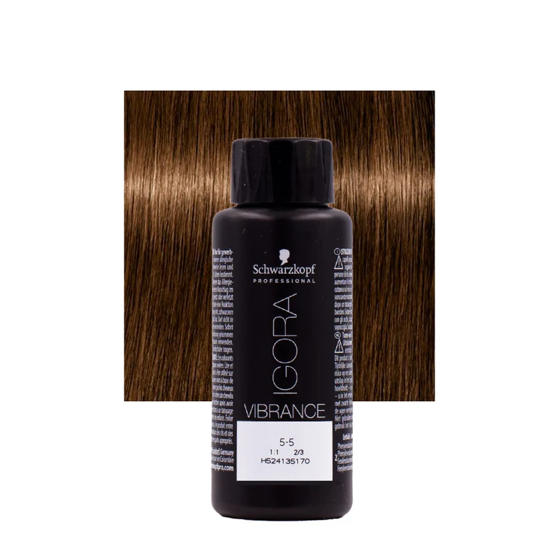 Schwarzkopf Igora Vibrance 5-5 Castano Chiaro Dorato 60ml - colorazione tono su tono
