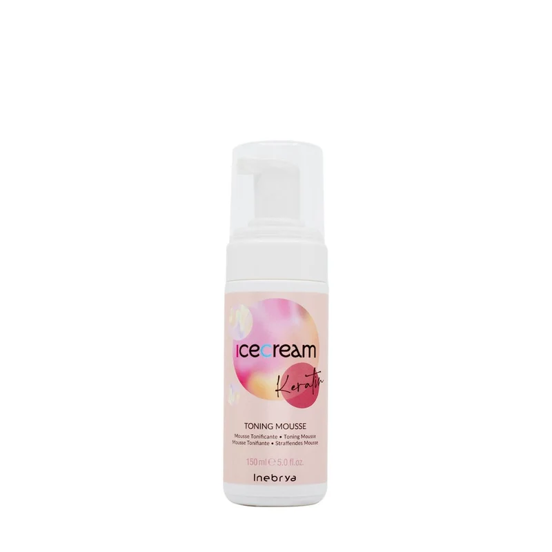 MOUSSE KERATIN TONIFICANTE 150 ML INEBRYA ICE CREAM