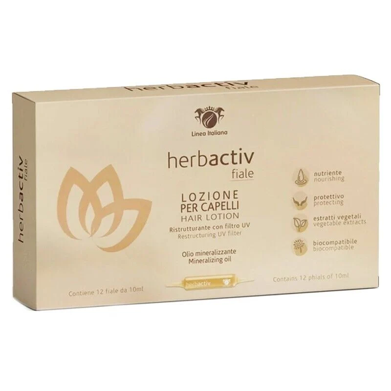 HERBACTIV FIALE LOZIONE PER CAPELLI RISTRUTTURANTE CON FILTRO UV 12X10ML