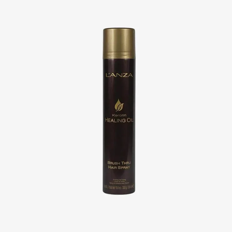 L'anza Keratin Healing Oil Brush Thru Hair Spray 350ml