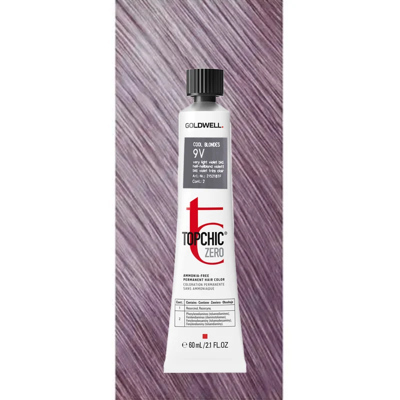 9V Topchic Zero Very Light Violet Blonde tb 60ml - colorazione permanente senza ammoniaca