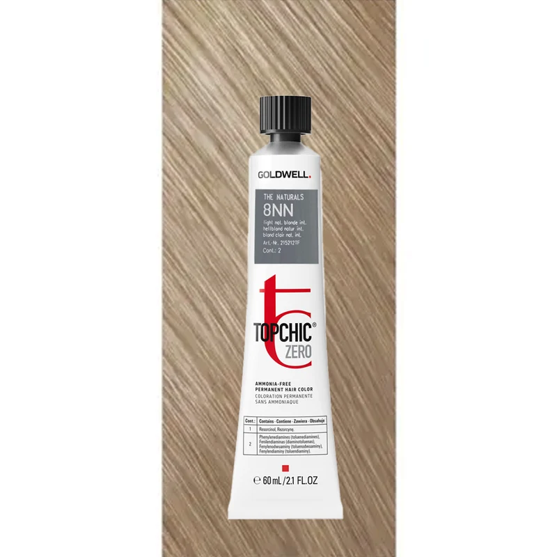 8NN Topchic Zero The Naturals Light Natural Blonde Intense tb 60ml - colorazione permanente senza ammoniaca