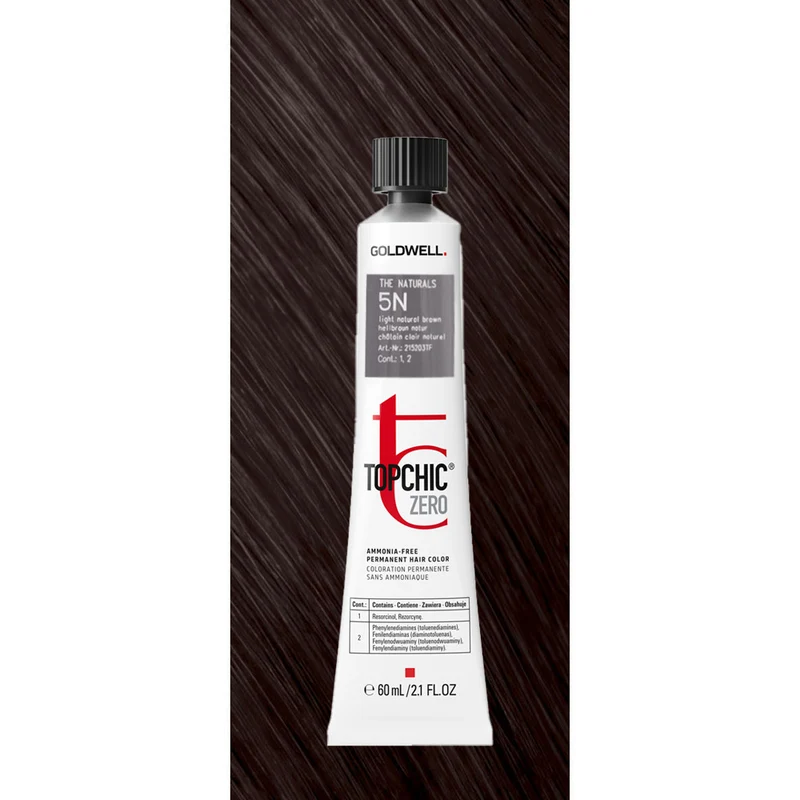 5N Topchic Zero The Naturals Light Natural Brown tb 60ml - colorazione permanente senza ammoniaca