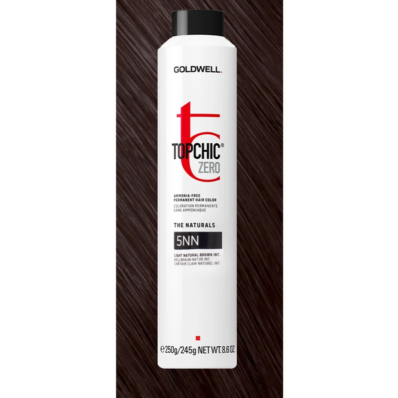 5NN Topchic Zero Light Natural Brown Intense Can 250ml - colorazione permanente senza ammoniaca