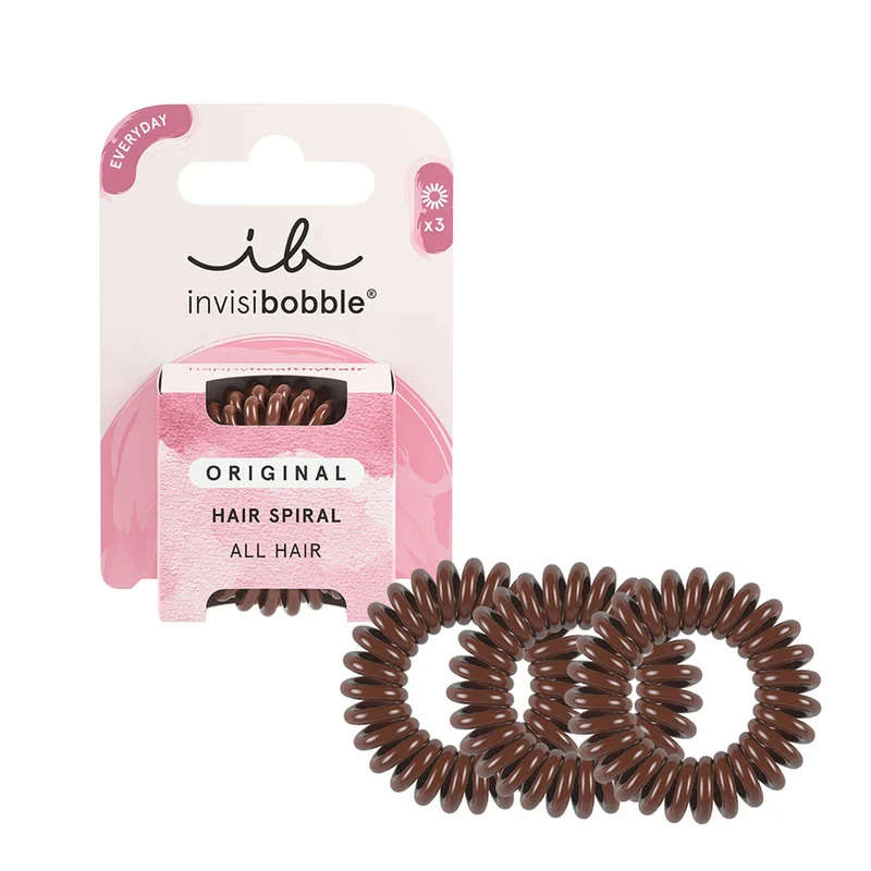 Invisibobble Original Pretzel Brown 3pz - elastici a spirale