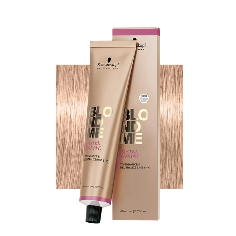 Schwarzkopf BlondMe Color Pastel Toning Sand 60ml - crema neutralizzante per capelli biondi