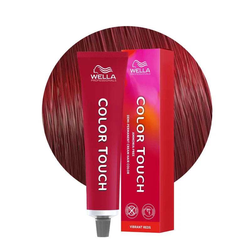 Wella Color Touch Vibrant Reds 66/45 Biondo Scuro Intenso Rame Mogano 60ml - colore semipermanente senza ammoniaca