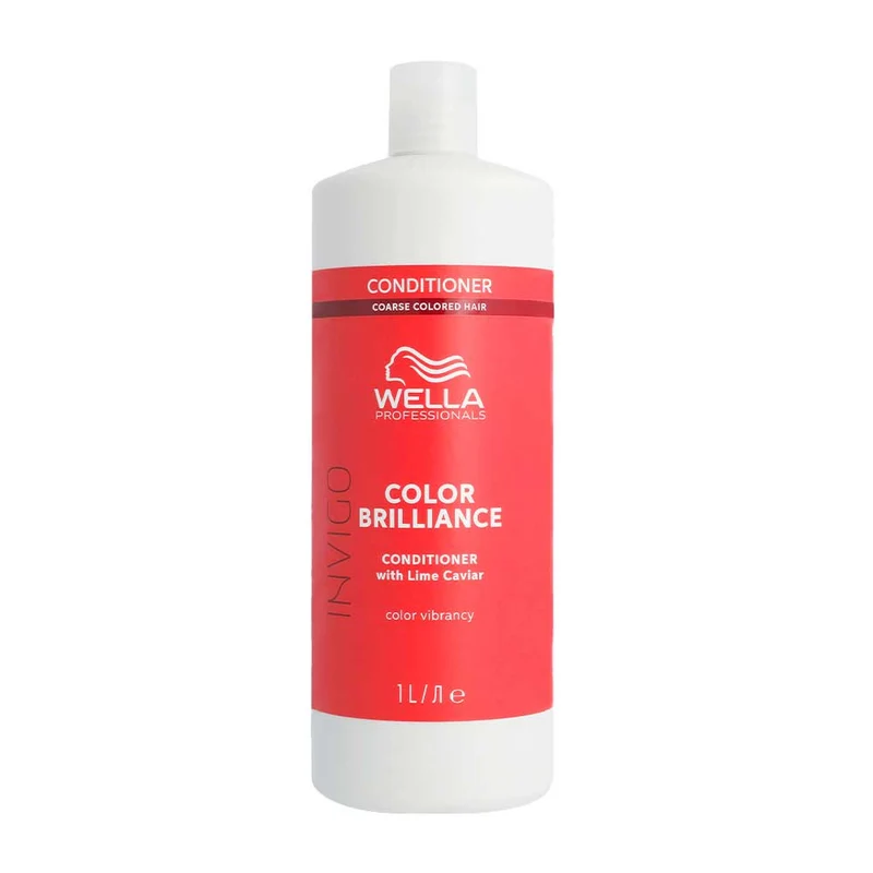 Wella Invigo Color Brilliance Coarse Vibrant Color Conditioner 1000ml - conditioner per capelli grossi
