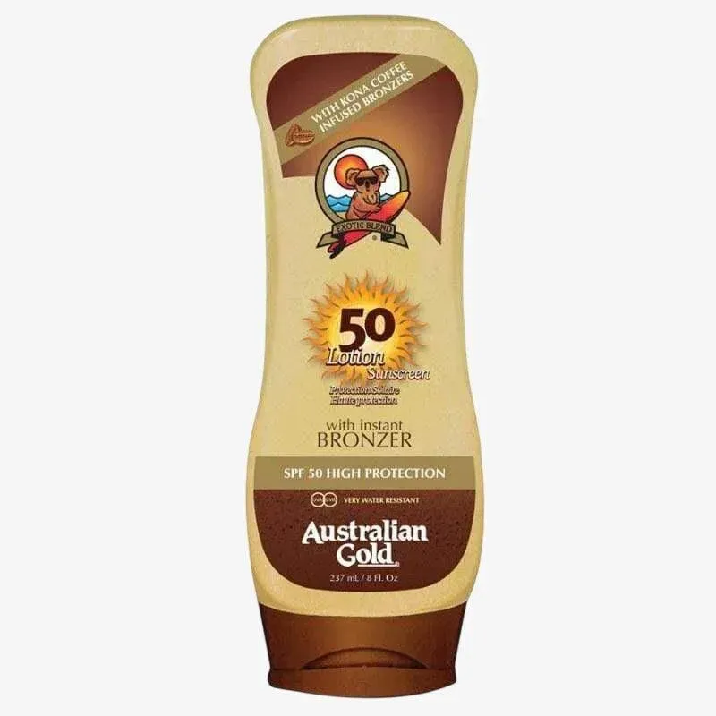 SPF 50 Lozione con Kona Coffee 237ml Australian Gold