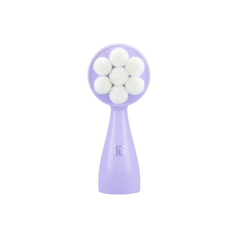 ilū Skin Care Face Brush Purple - spazzola viso in silicone