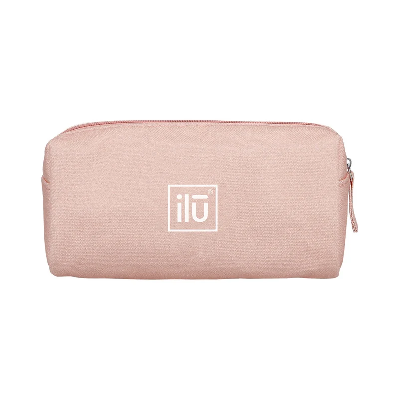 ilū Cotton Beauty Bag Orange - pochette porta trucchi