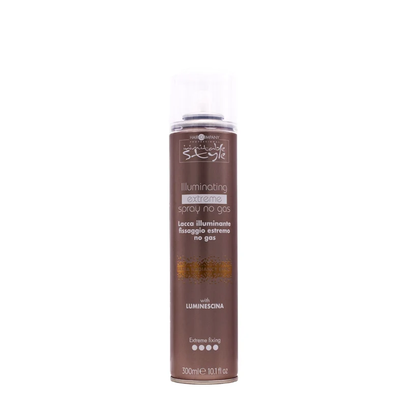 Hair Company Inimitable Style Illuminating Extreme Spray No Gas 300ml - lacca illuminante fissaggio estremo no gas