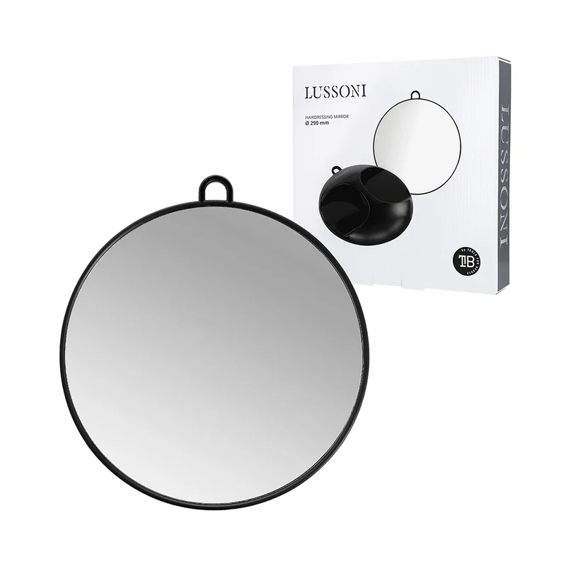 Lussoni Black Round Mirror Ø29 cm - specchio rotondo