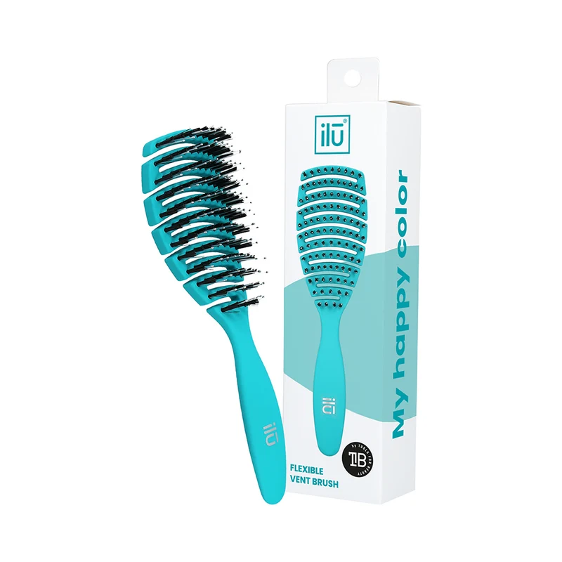 Ilū Easy Detangling Hair Brush Ocean Blue - spazzola districante