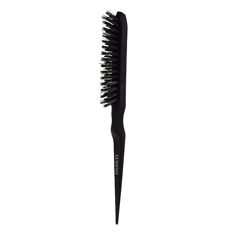 Lussoni Haircare Brush Hot Volume Backcomb Brush - spazzola in setole naturali