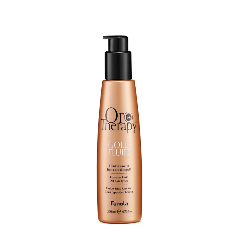 Fanola Oro Therapy Oro Puro Gold Leave-In Fluid 100ml - fluido leave-in illuminante