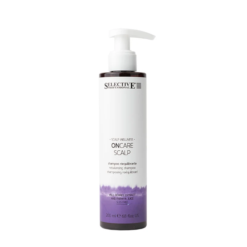 Selective Professional On Care Scalp Rebalancing Shampoo 200ml - shampoo per cute con eccesso di sebo