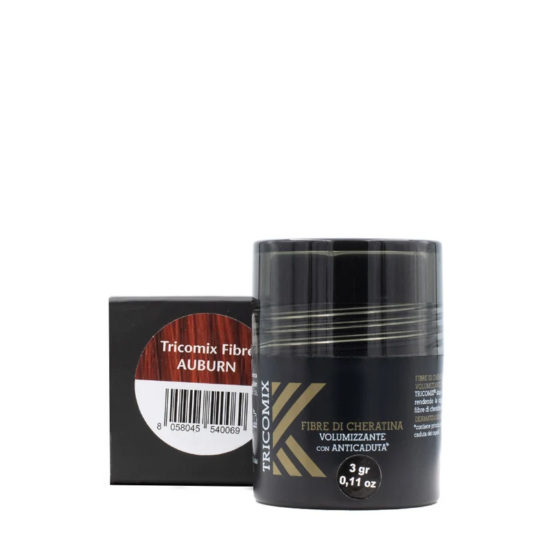 Tricomix Fibre Di Cheratina Auburn 3gr - fibre di cheratina volumizzanti con anticaduta