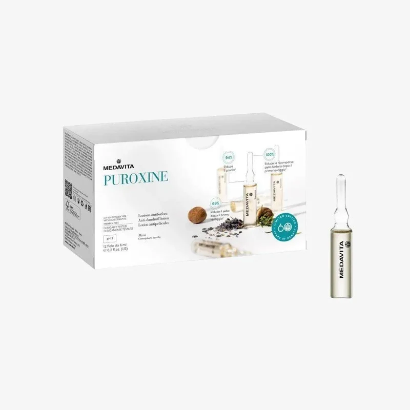 Medavita Puroxine Lozione Antiforfora 12x6ml