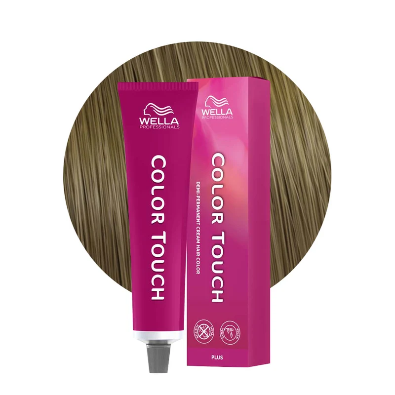 Wella Color Touch Plus 77/07 Biondo Medio Intenso Naturale Sabbia 60ml- colore demi-permanente