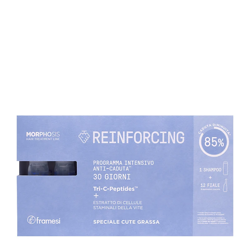 Framesi Morphosis Reinforcing Anti Hair Loss Intensive Program 12x7ml - programma intensivo anti caduta