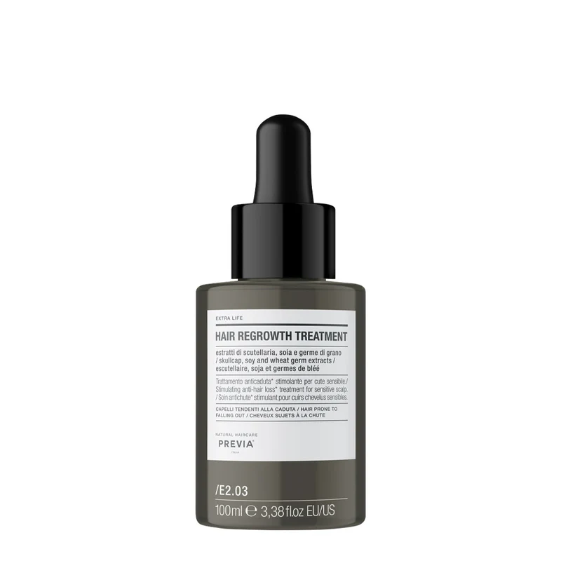 Previa Extra Life Regrowth Treatment 100ml - trattamento anticaduta per cute sensibile