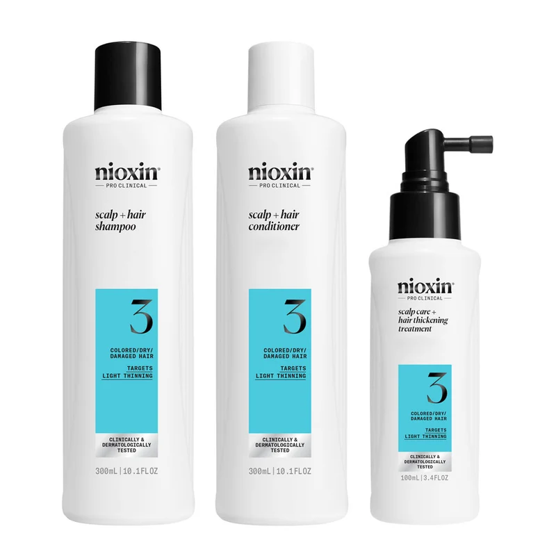 Nioxin Sistema 3 Kit Trifasico 300ml - kit anti assottigliamento lieve